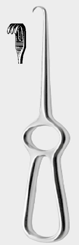 ВОЛКМЕНН (VOLKMANN) ретрактор 21,5 см (cm), напів гострокінцевий, 3 зуби